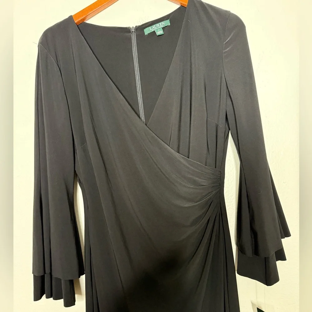 Lauren Ralph Lauren maxi dress in black - Picture 2 of 5